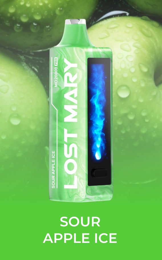 Lost Mary MO20000 Pro – Sour Apple Ice 🍏🧊